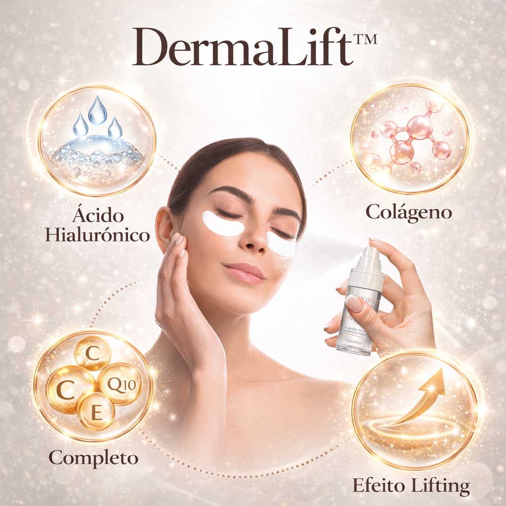 Parches DermaLift™ - Colágeno  y ácido hialurónico para una piel más luminosa, suave y juvenil