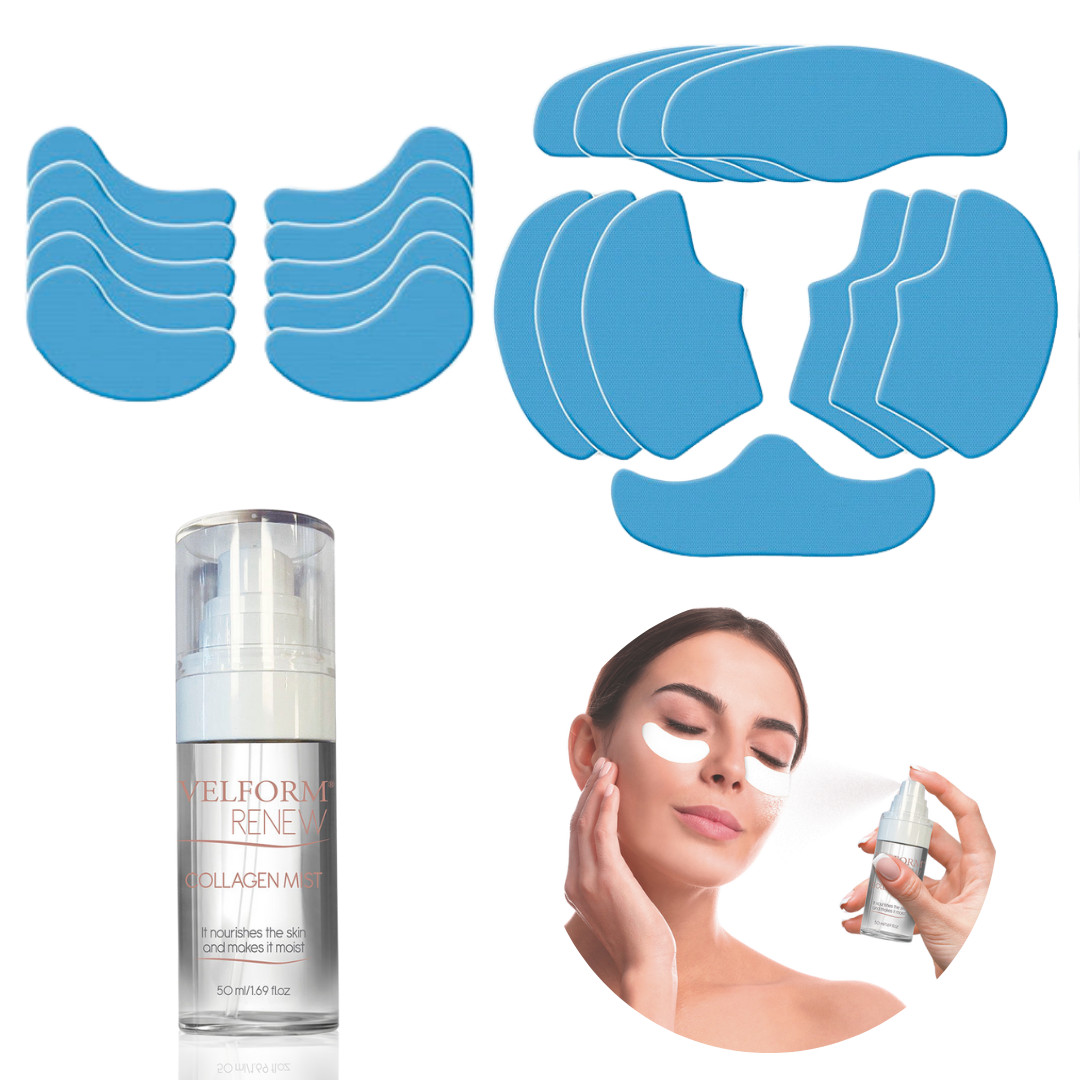 Parches DermaLift™ - Colágeno  y ácido hialurónico para una piel más luminosa, suave y juvenil