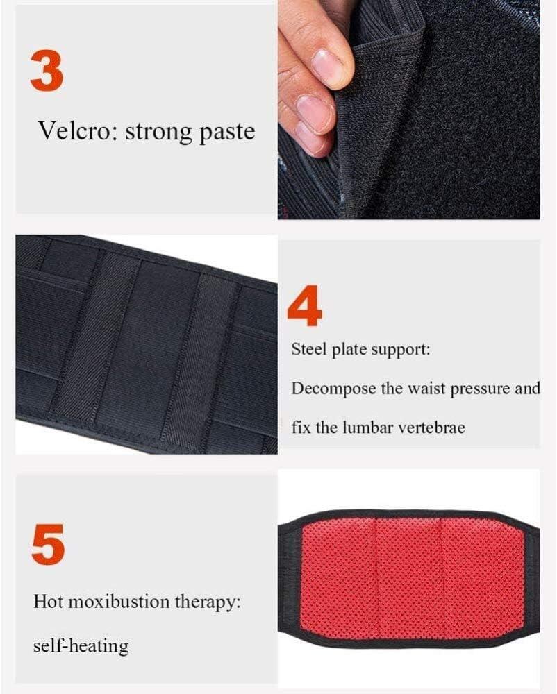 Faja lumbar con efecto calor